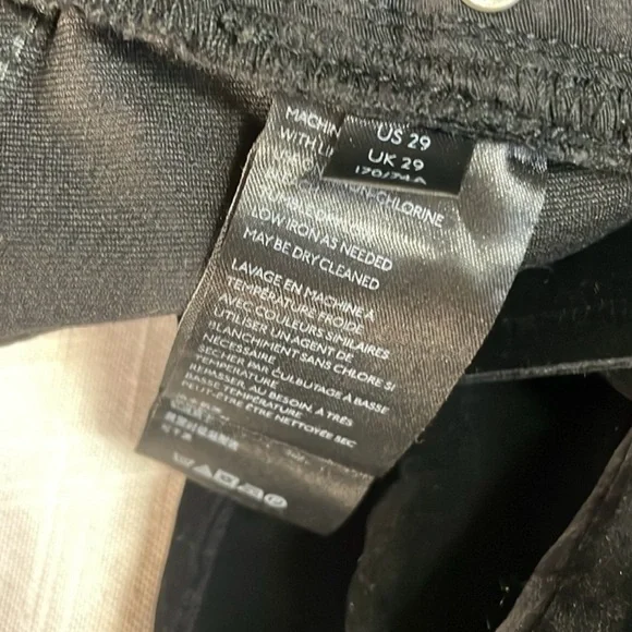 EUC Free People We the Free- black velvet high waist button fly pants - Picture 7 of 10